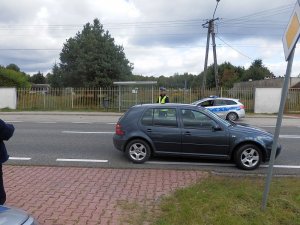 policjanci podczas działań