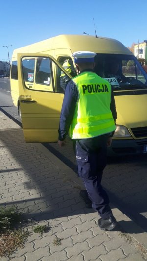 policjanci podczas działań