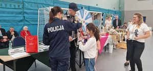 policjanci podczas działań