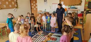 policjanci podczas działań