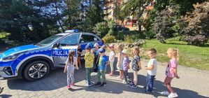 policjanci podczas działań