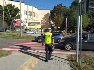 policjanci podczas działań