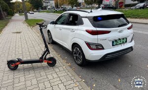 hulajnoga, pojazd służbowy